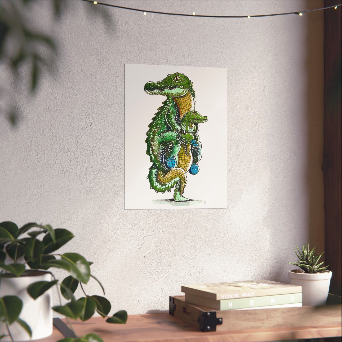 Alligator shoes