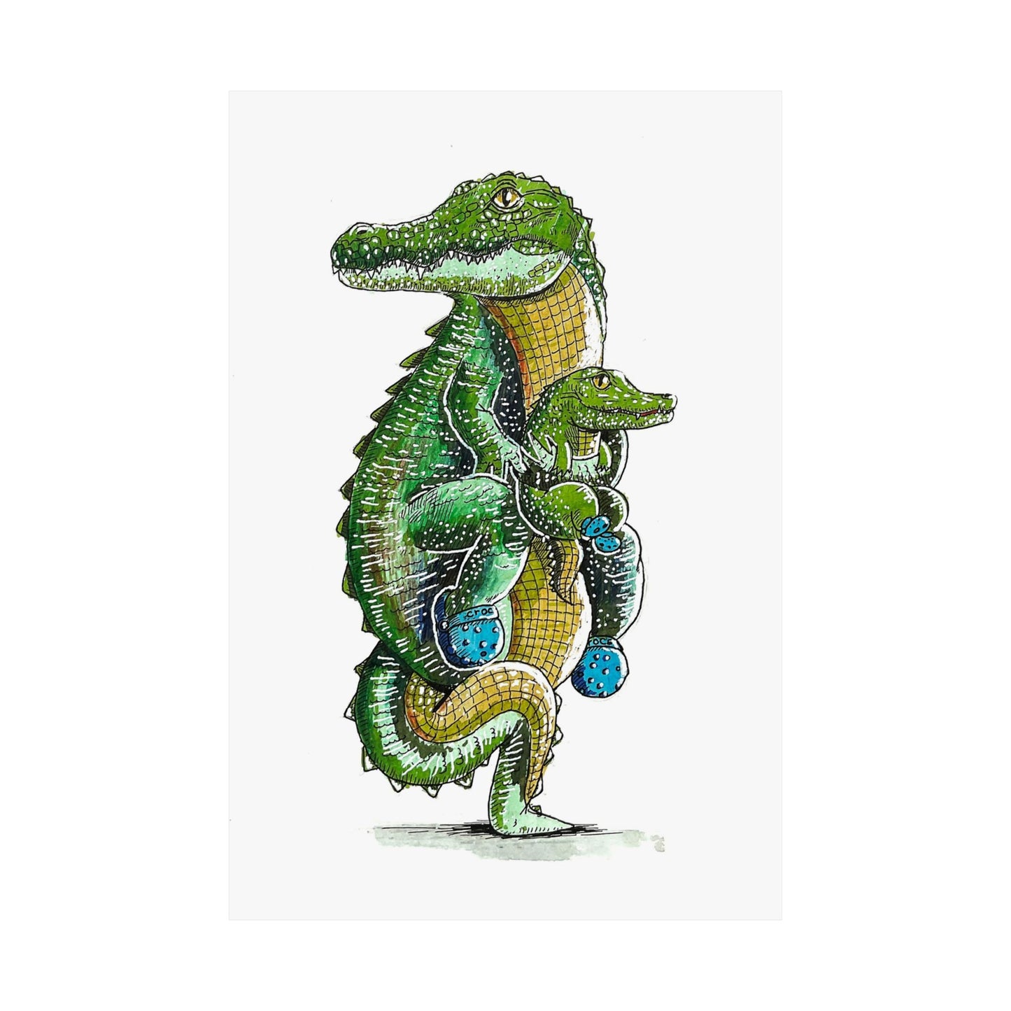 Alligator shoes