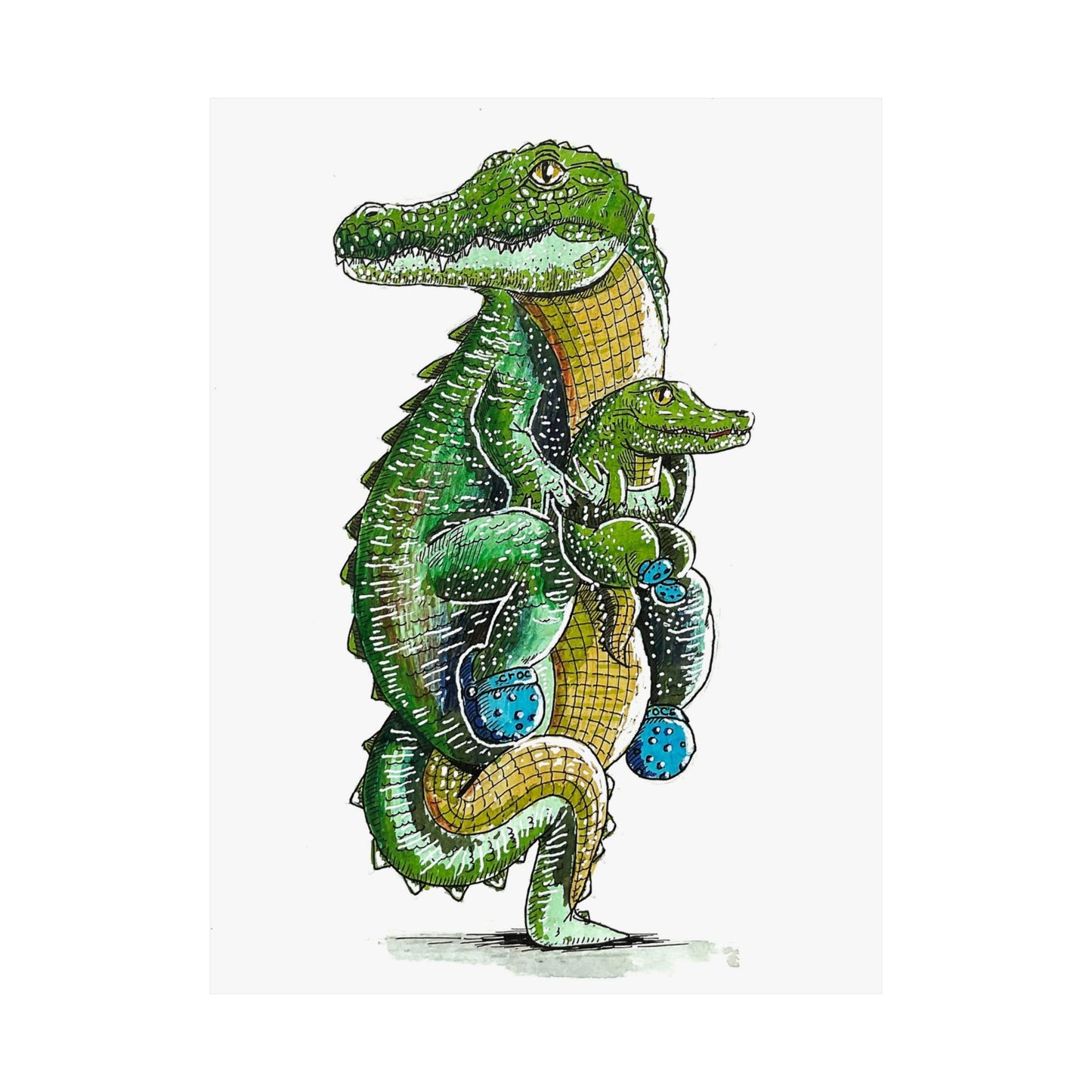 Alligator shoes